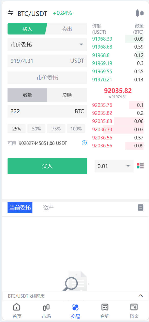 海外数字货币交易所源码|Java 后端 + Vue 前端|支持代理、永续合约、多语言