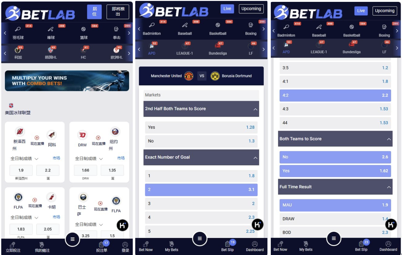 语言中文Betlab源码体育比赛/足球/篮球/羽毛球/乒乓球/电竞源码无需API